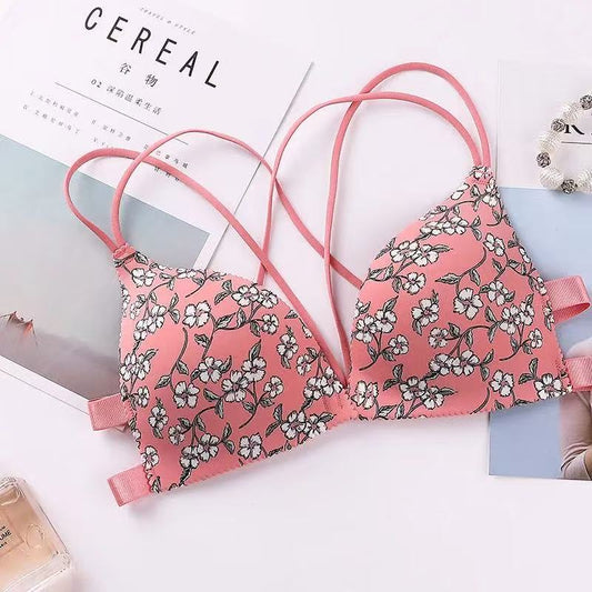 Floral Triangle Bra – Lightweight Comfort and Soft Lift