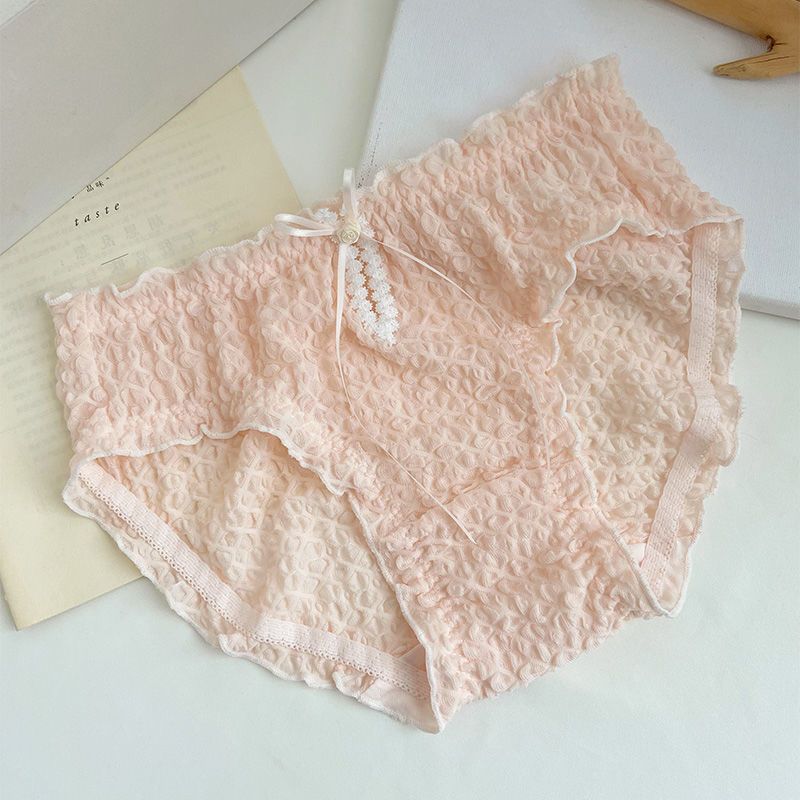 Vintage-Inspired Cream Lace Panty