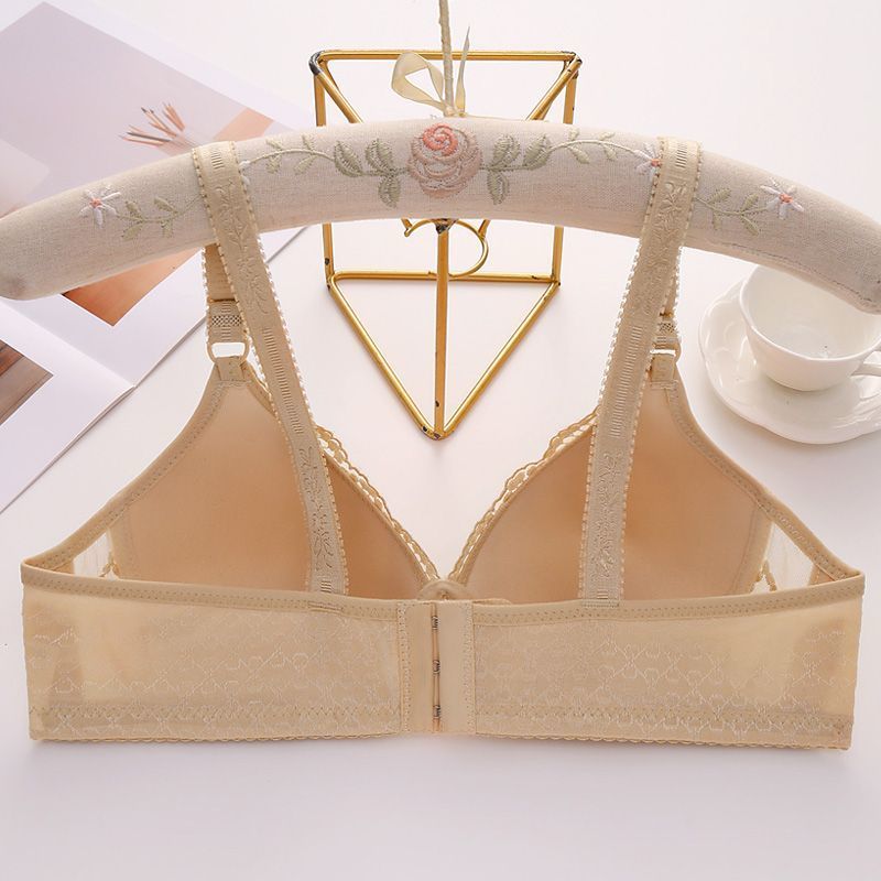 Radiant Embroidered Mesh Bra