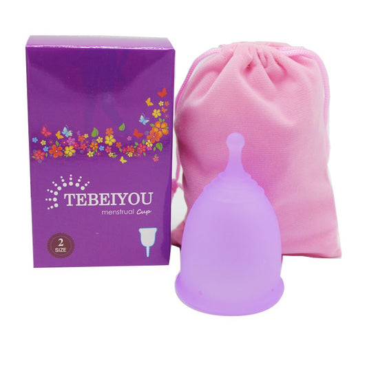 Heart Felt Silicone Menstrual Cup with Sterilizing Case