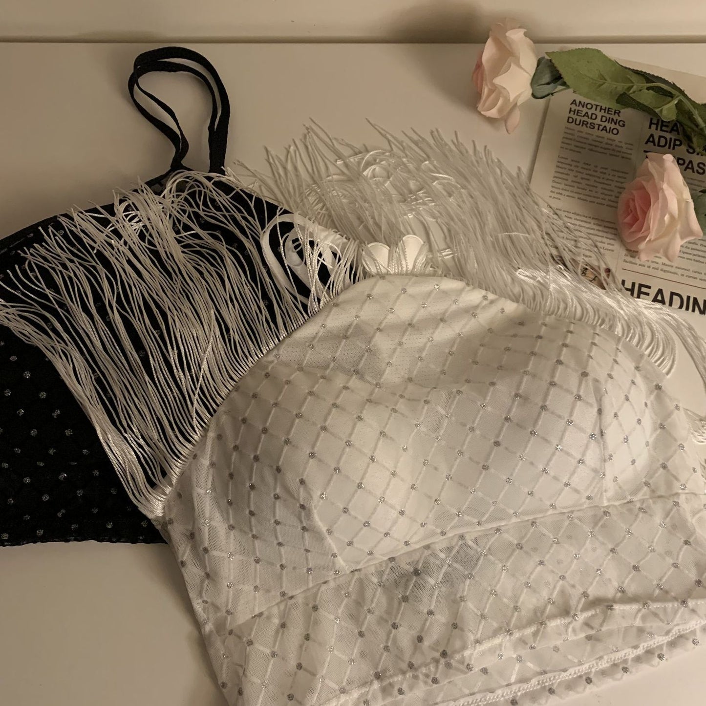Halter Fringe Crop Top – Flowy, Feminine, and Flirty