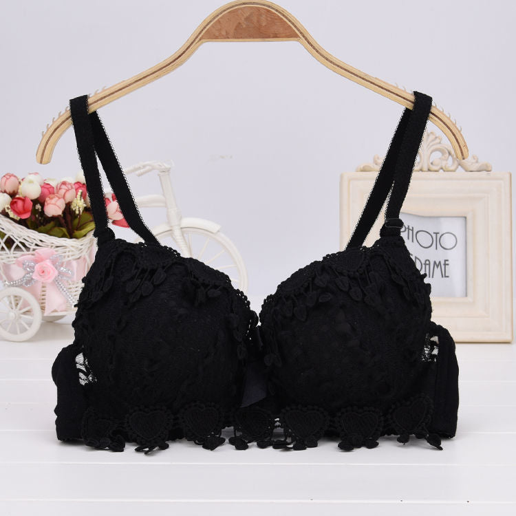 Blossom Lace Floral Bra & Panty Set – Elegant Lace Charm