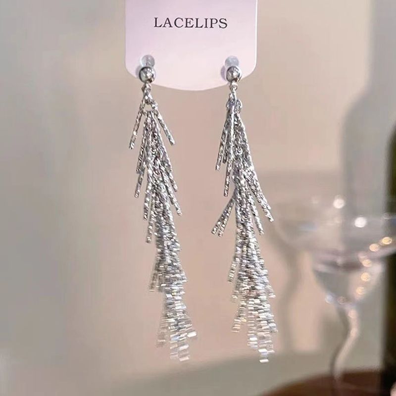 Cascading Crystal Necklace & Earrings Set