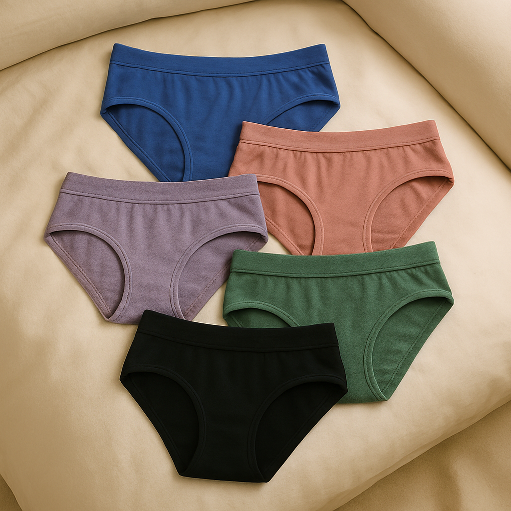 Classic Cotton Girls’ Panties – Soft, Breathable, and Everyday Essential
