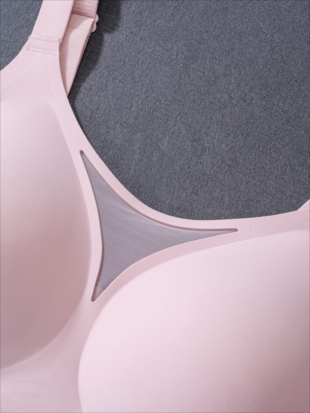 Soft Comfort Bra with Net Detail – Wire-Free Everyday Support