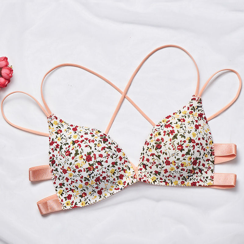 Floral Triangle Bra – Lightweight Comfort and Soft Lift
