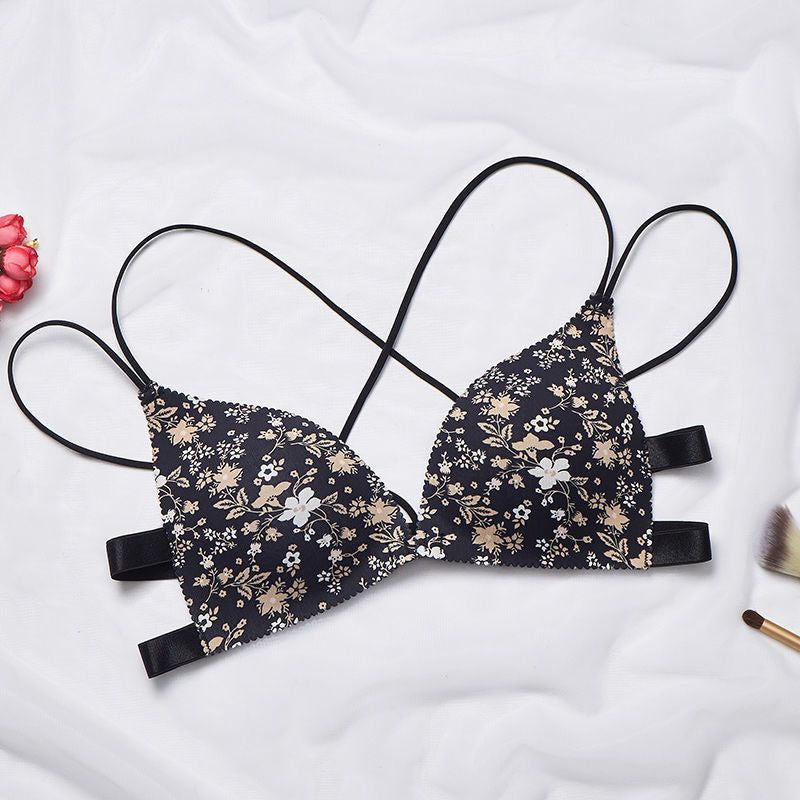 Floral Triangle Bra – Lightweight Comfort and Soft Lift
