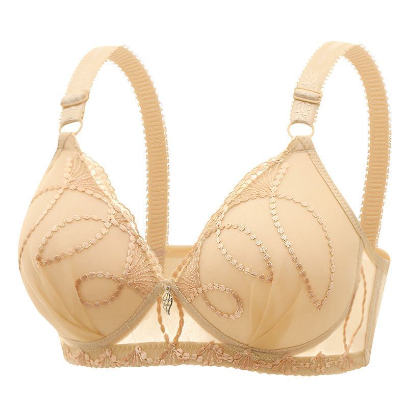 Radiant Embroidered Mesh Bra