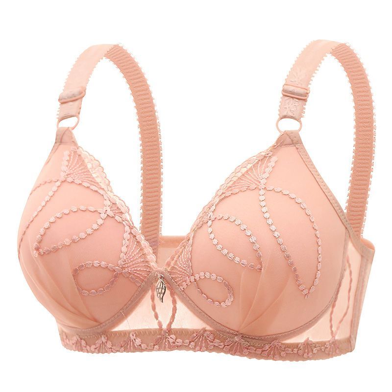 Radiant Embroidered Mesh Bra