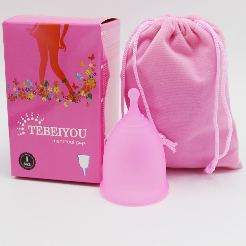 Heart Felt Silicone Menstrual Cup with Sterilizing Case