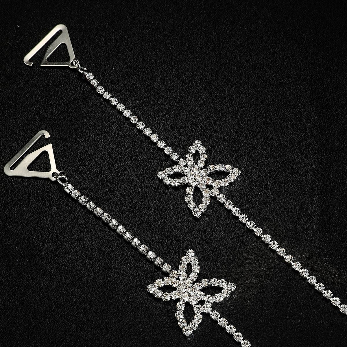 Butterfly Rhinestone Shoulder Strap – Elegant Sparkle for Any Outfit