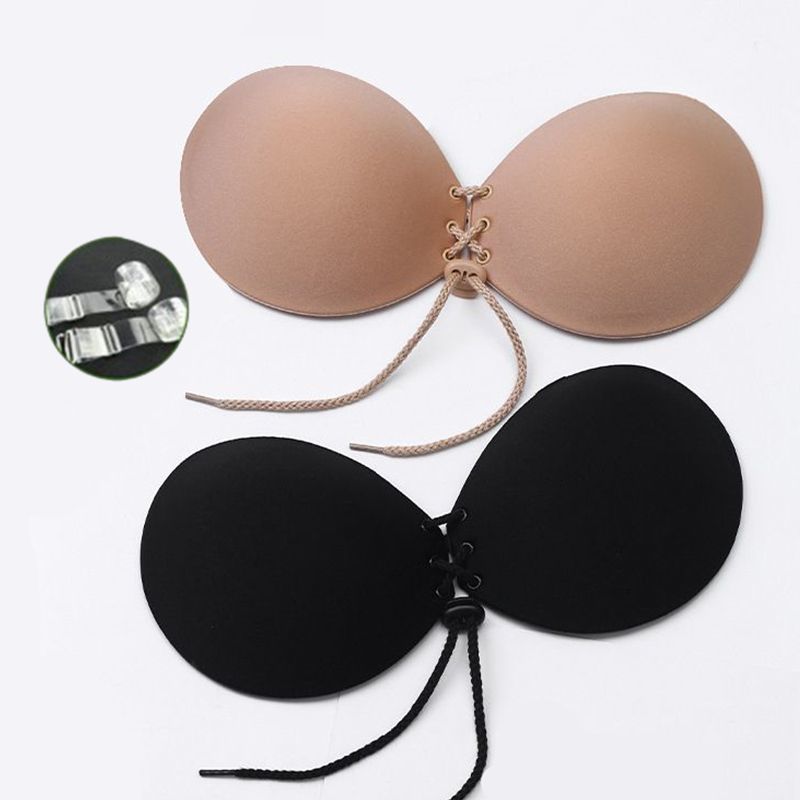 Lift Luxe Invisible Drawstring Bra – Backless & Strapless