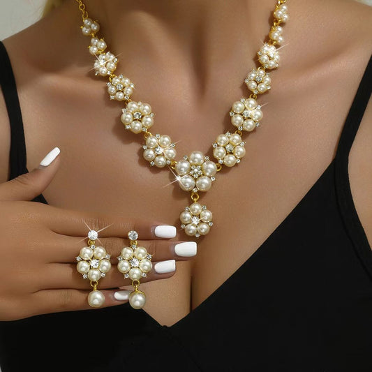 Pearl Blossom Jewelry Set