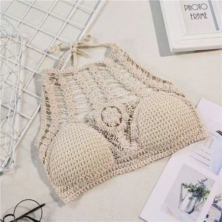 Boho Crochet Handmade Halter Top