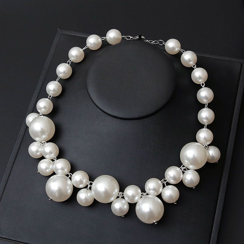 Clustered Pearl Jewlry Set
