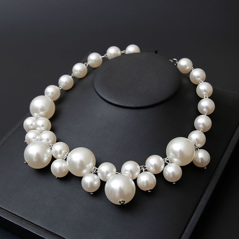 Clustered Pearl Jewlry Set