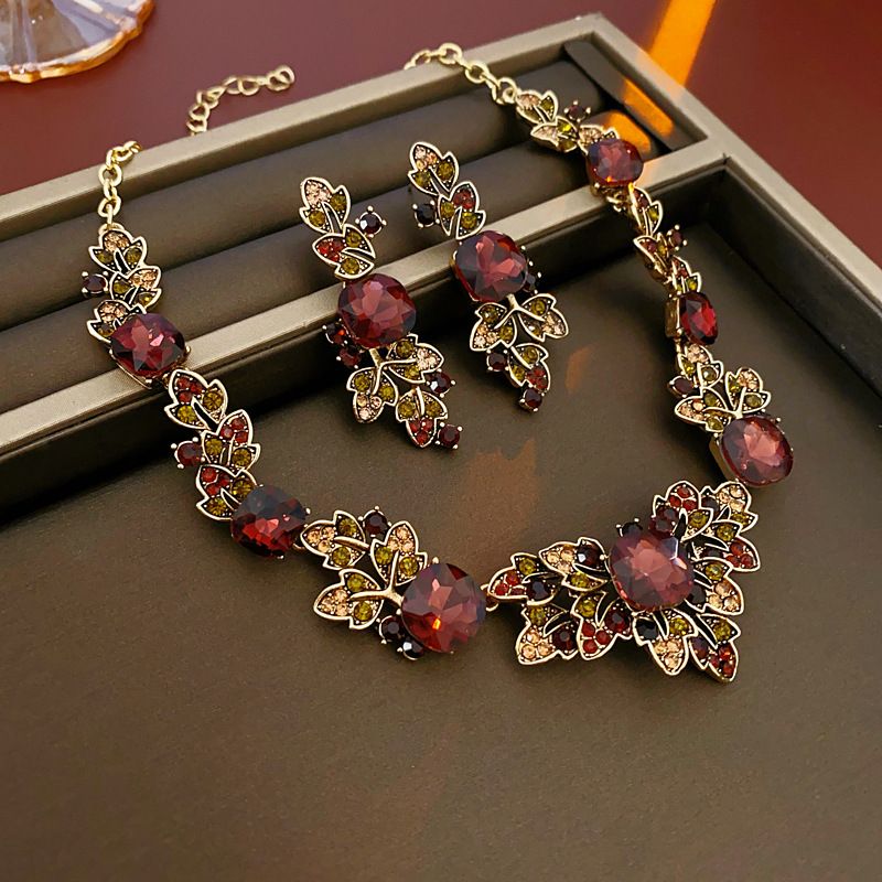 Regal Gemstone Jewelry Set