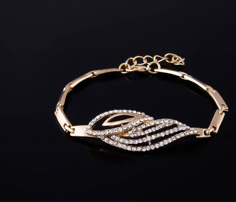 Gilded Leaf Jewelry Set