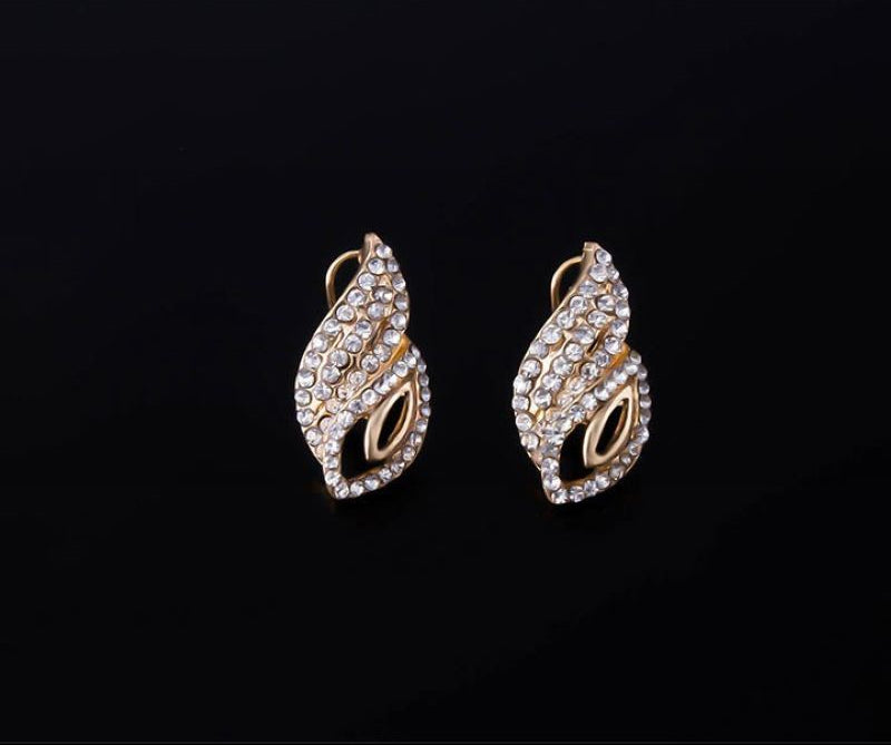 Gilded Leaf Jewelry Set