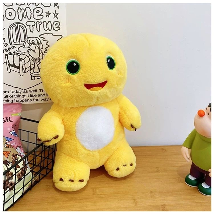 Yellow Plush Dinosaur Backpack