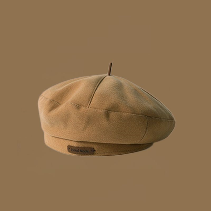 Soft Umber Wool Beret