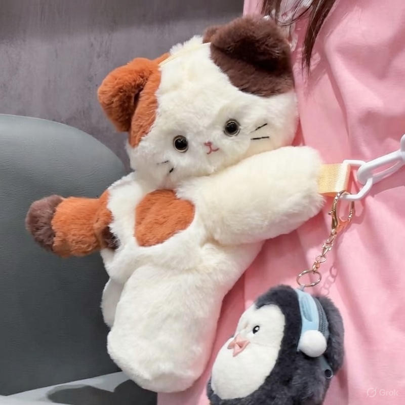 Plush Cat Backpack