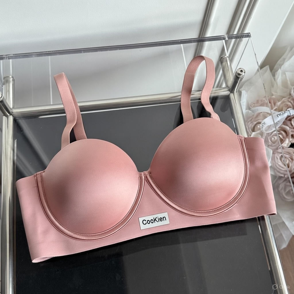 Moonlight Satin Bra- Mauve