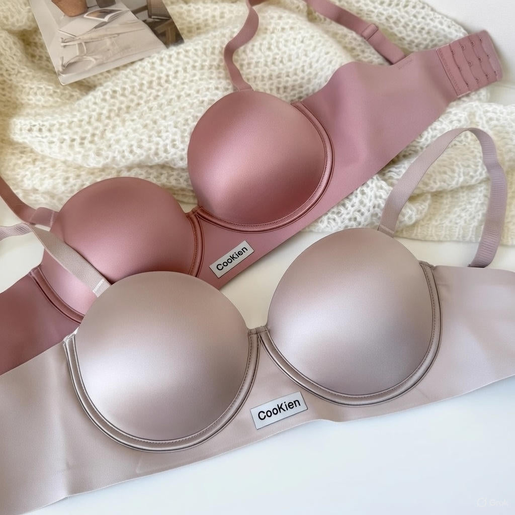 Moonlight Satin Bra- Mauve